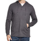 Weatherproof Vintage Men's Textured Button up Hoodie Gray Size L