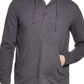 Weatherproof Vintage Men's Textured Button up Hoodie Gray Size L