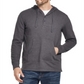 Weatherproof Vintage Men's Textured Button up Hoodie Gray Size L