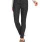 DKNY Women's Snakeskin Print Skinny Stretch Jeans Black Size 29X26