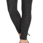 DKNY Women's Snakeskin Print Skinny Stretch Jeans Black Size 29X26