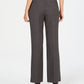 Charter Club Women's Belted Slim It up Trousers Navy Size 14 Petite