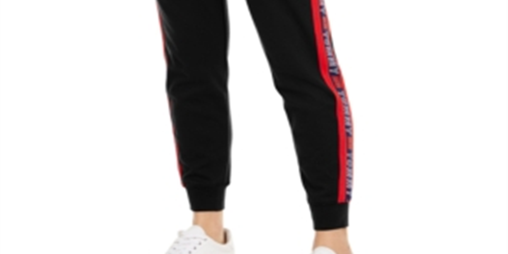Tommy Hilfiger Women's Printed Lounge Pants Black Size XX-Large