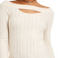 Almost Famous Juniors' Keyhole Top Beige Size Small