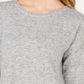 Ideology Women's Heathered Activewear T-Shirt Silver Size M