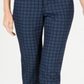 Charter Club Women's Bristol Printed Ankle Jeans Blue Size 8