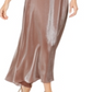 MSK Women's Embellished Spaghetti Strap V Neck Full Length Fit Flare Formal Dress Brown Size Petite Small