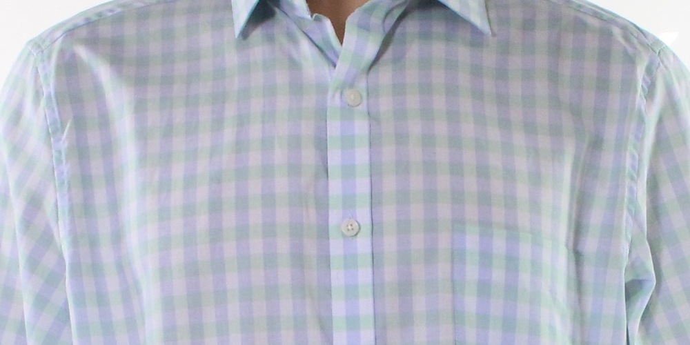Bar III Men's Stretch Easy Care Button up Dress Shirt Green Size 15x34-35