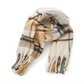 Cejon Spacious Plaid Blanket Wrap Brown Regular