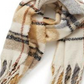 Cejon Spacious Plaid Blanket Wrap Brown Regular
