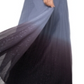 Betsy & Adam Women's Glitter Ombre Full Length Prom Accordion Pleat Dress Black Size 8