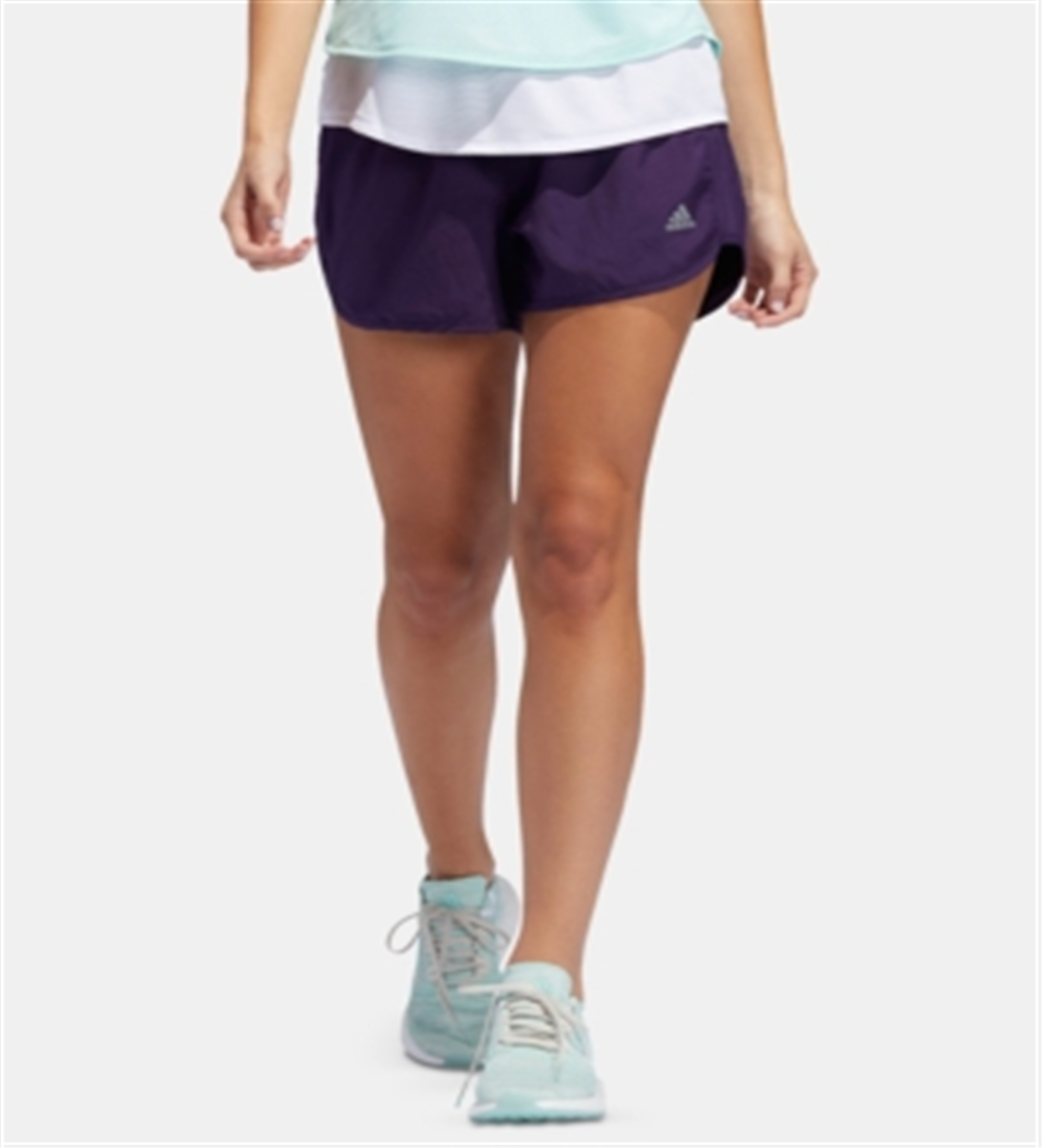 Adidas Women's Fitness Running Shorts Purple Size Large