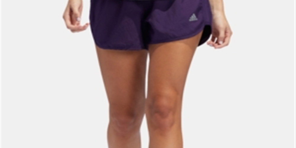 Adidas Women's Fitness Running Shorts Purple Size Large