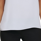 Calvin Klein Women's Ruffled Short Sleeve Blouse White Size X-Large
