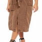 Free People Women's Catching Feelings MIDI Skirt Brown Size 10