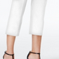 Alfani Women's Zippered Skinny Evening Pants White Size 14
