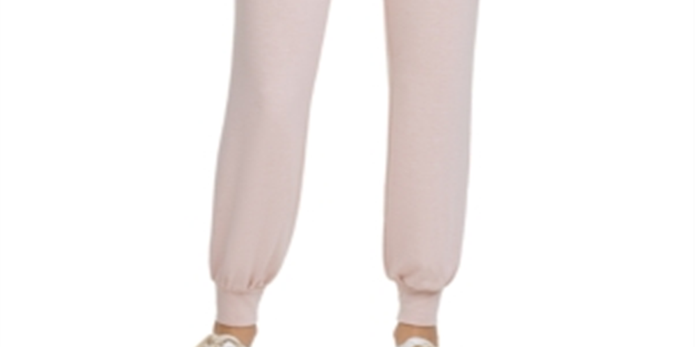 Calvin Klein Women's Jogger Stretch Sweatpants Pink Size X-Small