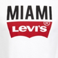Levi's Men's Miami Logo T-Shirt White Size Medium