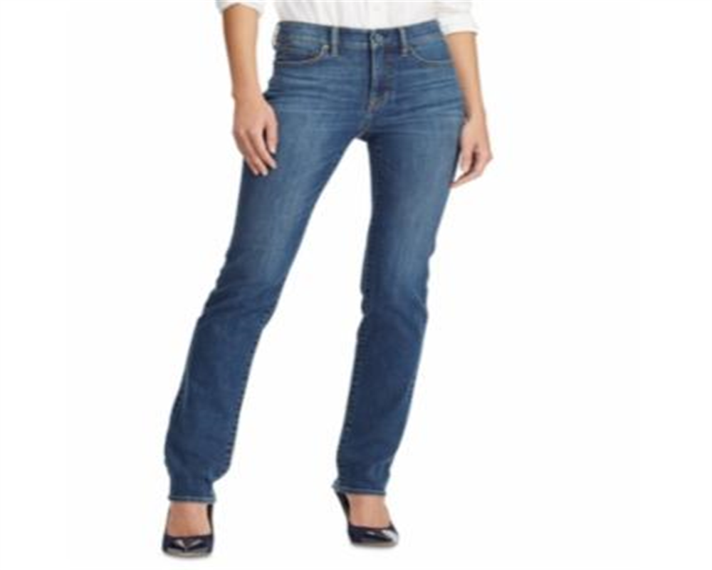 Ralph Lauren Women's Super Stretch Premier Straight Jeans Blue Size 12