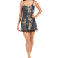 INC Women's Lace Trim Chemise Nightgown Black Size XS