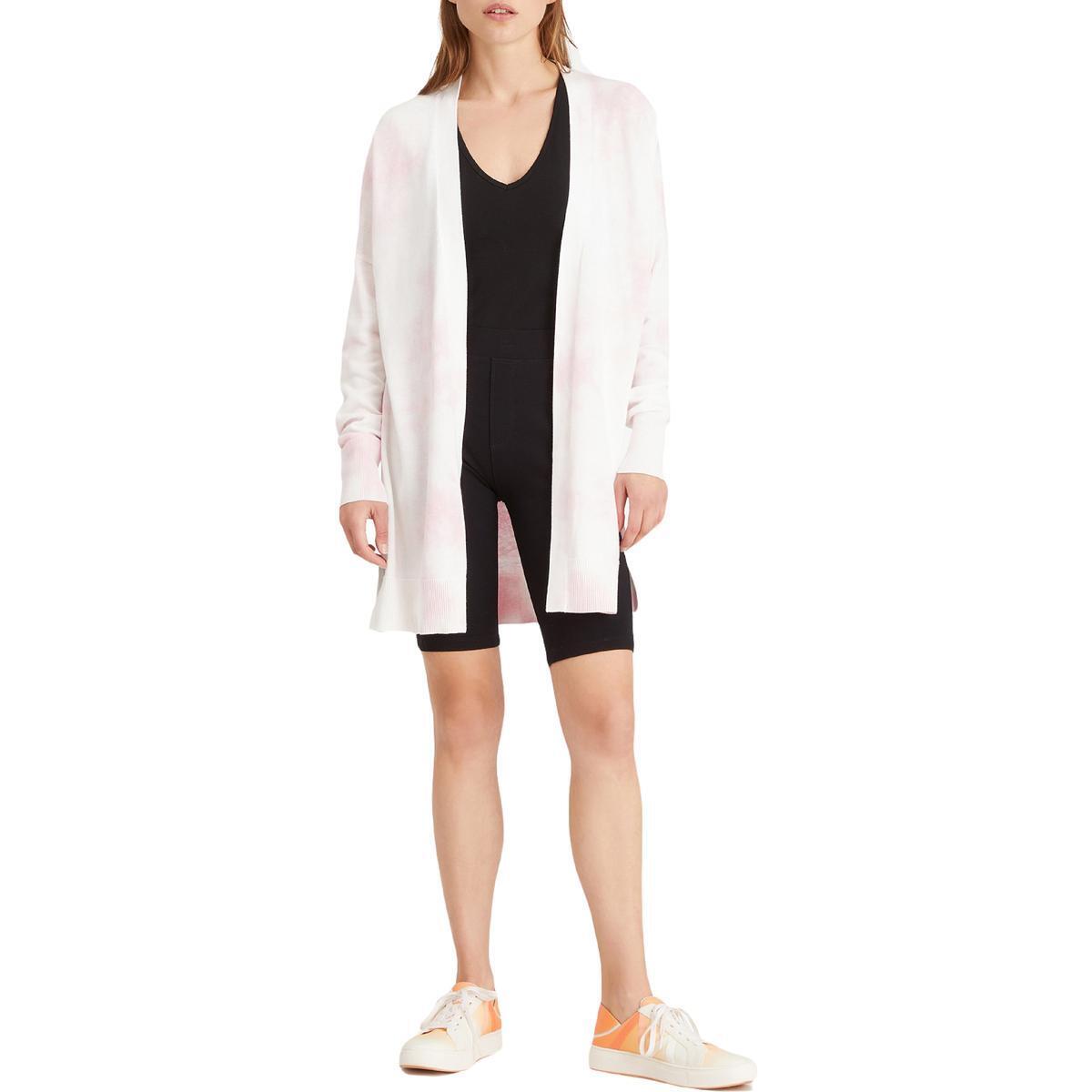 Sanctuary Women's Easy Breezy Tie Dye Comfy Cardigan Sweater Pink Size X-Large