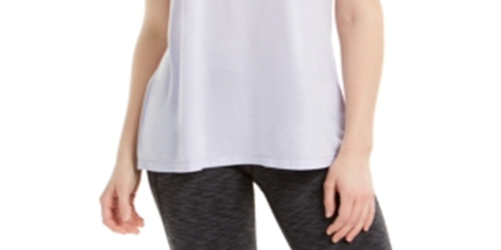Ideology Women's Activewear Fitness T-Shirt Purple Size X-Small