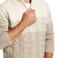 Weatherproof Vintage Men's Ombre Quarter Zip Sweater Brown Size Small