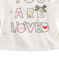 First Impressions Toddler Girl's Cotton Long Sleeve Graphic Print T-Shirt White Size 4T
