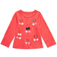 First Impressions Toddler Girl's Cotton Long Sleeve Cherry T-Shirt Orange Size 2T