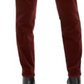 Kut From The Kloth Women's High Rise Fab Ab Skinny Corduroy Pants Red Size 14
