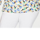 JM Collection Women's Plus Printed Jacquard Top White Size 0X