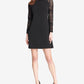 Tommy Hilfiger Women's Lace Sleeve a Line Dress Wine Size 10