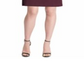 Tommy Hilfiger Women's Lace Sleeve a Line Dress Wine Size 10