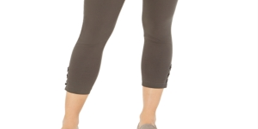 Style & Co Women's Cropped Utility Pants Green Size 6