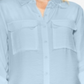 Vince Camuto Women's Utility Shirt Blue Size Large
