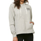 O'Neill Junior's Pineapple Graphic Print Hoodie Gray Size X-Large