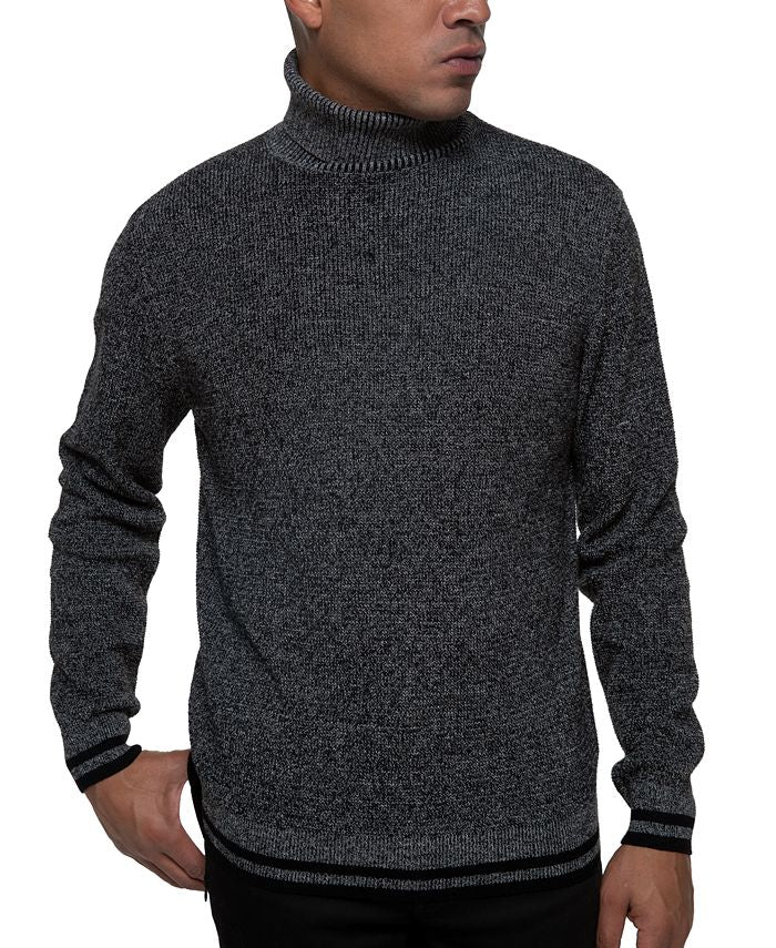 Kenneth Cole Men's Thermal Turtleneck Sweater Black Size M