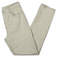 Oat Women's Cotton Cuffed Straight Leg Jeans White Size 27