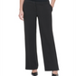 Calvin Klein Women's Flare Slit Wide Leg Pants Black Size 6