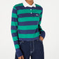 Dickies Women's Cotton Rugby Shirt Green Size Large