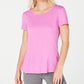 Ideology Women's Tie-Back T-Shirt  -Sweet Tart Purple Size 2XL