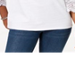 Charter Club Women's Cotton Lace Trim Top White Size Petite