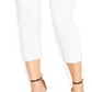 Alfani Women's Essential Capri Pull on with Tummy Control Pants White Size 2