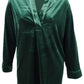 Ralph Lauren Women's Plus Size Stretch Velvet Blouse Green Size 1X