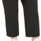 Bar III Women's Plus Striped Tie Waist Pants Black Size 24W