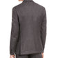 Bar III Men's Single Breasted Heather Slim Fit Wool Blend Suit Gray Size 42