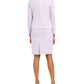 Le Suit Women's 3 Button Jacket Skirt Suit Purple Size 10