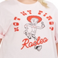 Mighty Fine Women's Trendy Plus Cotton Not My First Rodeo Graphic T-Shirt Pink Size 1X