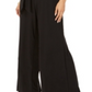 MSK Women's Tie Waist Wide Leg Jumpsuit Black Size Petite
