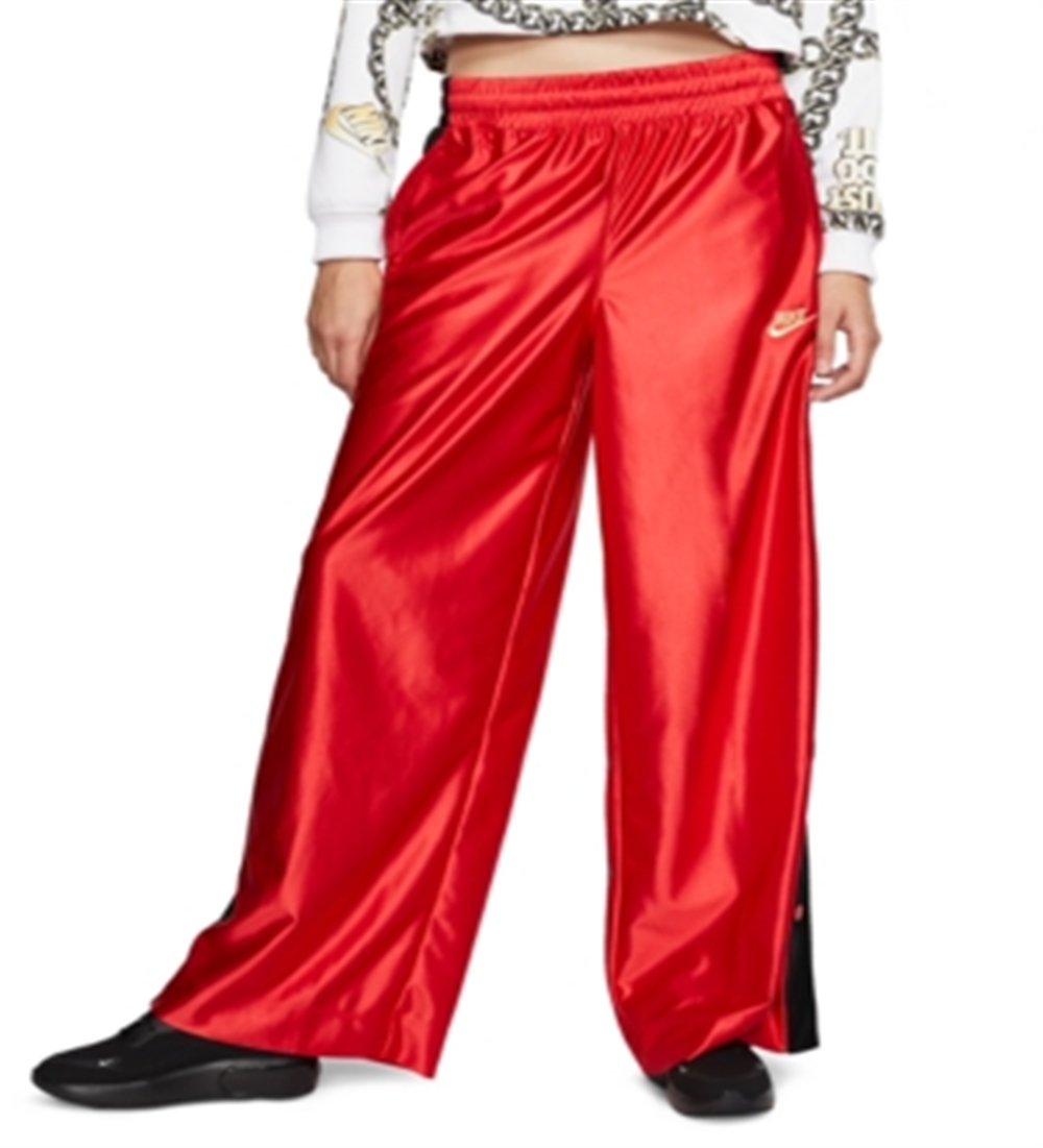 Nike Women's Tech Fitness Track Pants Red Size Large